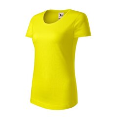 Marškinėliai moterims Malfini, geltoni цена и информация | Футболка женская | pigu.lt