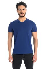 Marškinėliai vyrams Teyla LKK182984.1901, mėlyni kaina ir informacija | Vyriški marškinėliai | pigu.lt