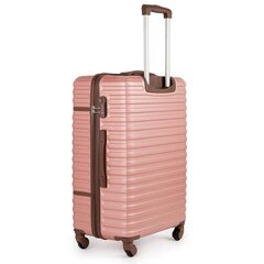 Didelis lagaminas Solier, L, rožinis kaina ir informacija | Lagaminai, kelioniniai krepšiai | pigu.lt
