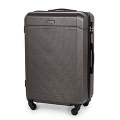 Didelis lagaminas Solier XL 26', tamsiai pilkas kaina ir informacija | Lagaminai, kelioniniai krepšiai | pigu.lt