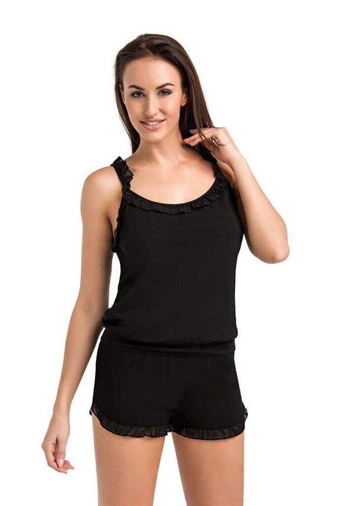 Naktiniai marškinėliai moterims Teyli LKK183036.1900, juodi цена и информация | Naktiniai, pižamos moterims | pigu.lt