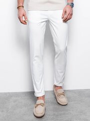 Kelnės vyrams Amd15552.1900, baltos цена и информация | Мужские брюки | pigu.lt