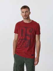 Marškinėliai vyrams Diverse AMD122498.1899, raudoni цена и информация | Мужские футболки | pigu.lt