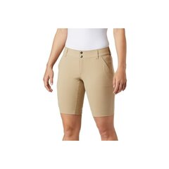 Šortai moterims Columbia Saturday Trail Long Shorts SW6471052679, smėlio spalvos цена и информация | Женские шорты | pigu.lt