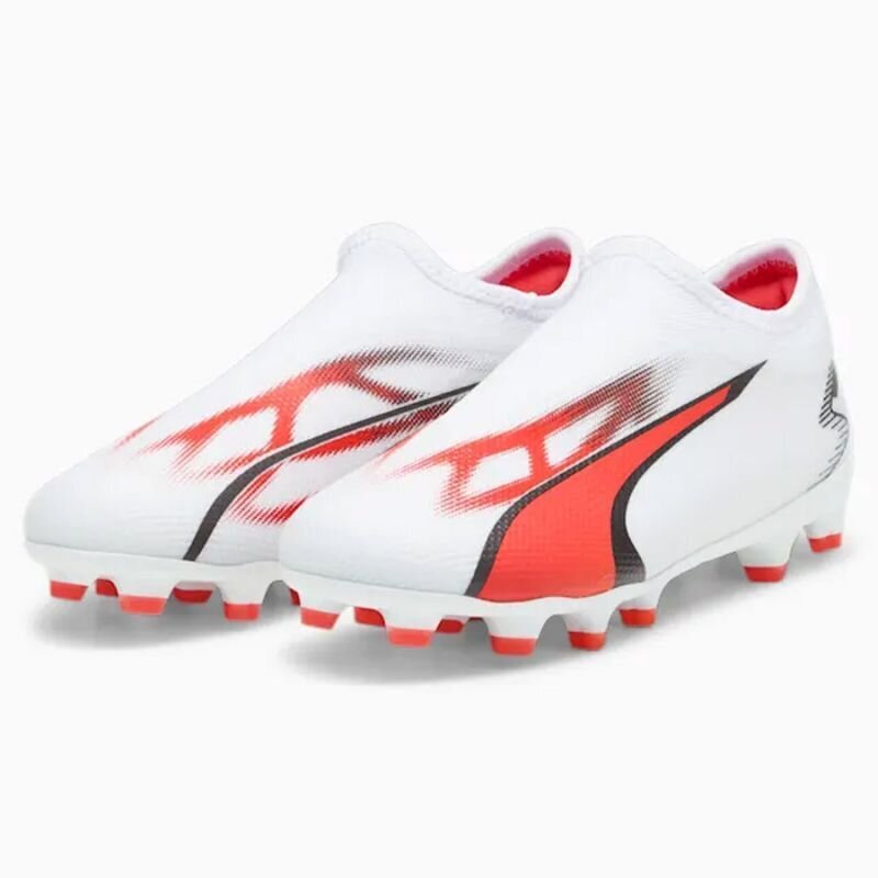 Puma futbolo bateliai berniukams Ultra match ll fg/ag SW988852.8175, balti цена и информация | Sportiniai batai vaikams | pigu.lt