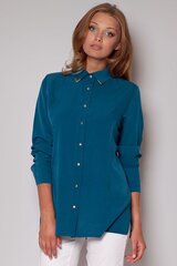 Marškiniai moterims Figl LKK28058.1899, mėlyni kaina ir informacija | Palaidinės, marškiniai moterims | pigu.lt