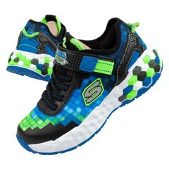 Sportiniai batai vaikams Skechers Minecraft LED Jr 402204LBBLM SW9893061245, mėlyni kaina ir informacija | Sportiniai batai vaikams | pigu.lt