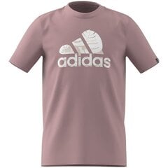 Adidas marškinėliai mergaitėms Bos nature HR8146 SW989559.8385, rožiniai kaina ir informacija | Marškinėliai mergaitėms | pigu.lt