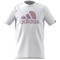 Marškinėliai mergaitėms Adidas hr8147 SW989560, balti цена и информация | Marškinėliai mergaitėms | pigu.lt