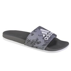 Adidas šlepetės vyrams Adilette Comfort Slides SW757518.2678, pilkos цена и информация | Мужские шлепанцы, босоножки | pigu.lt