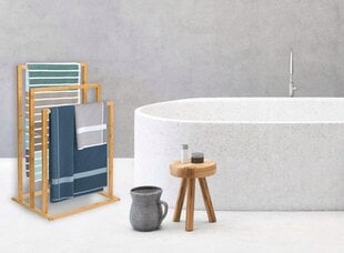 Pastatoma vonios rankšluosčių kabykla цена и информация | Набор акскссуаров для ванной | pigu.lt