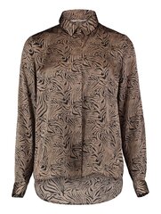 Zabaione женская блузка MONI PL*P3550, бежевый/черный 4067218604785 цена и информация | Женские блузки, рубашки | pigu.lt
