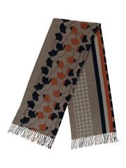Zabaione женский шарф ONETTE SALL*01, бежевый/оранжевый 4067218684213 цена и информация | Шарф женский | pigu.lt