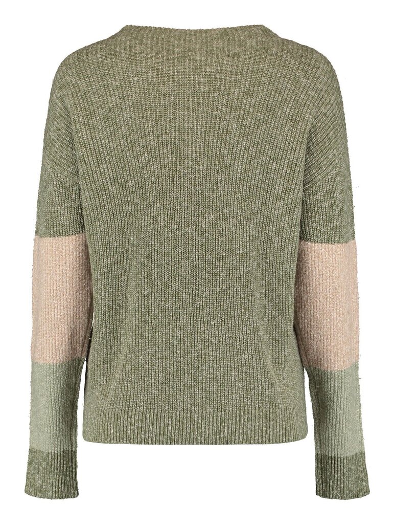 Megztinis moterims Zabaione Remi DZ*01, žalios/smėlio spalvos kaina ir informacija | Megztiniai moterims | pigu.lt