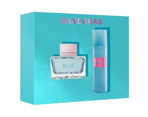 Dovanų rinkinys Antonio Banderas Blue Seduction Woman moterims: tualetinis vanduo EDT, 80 ml + dezodorantas, 150 ml kaina ir informacija | Antonio Banderas Kvepalai, kosmetika | pigu.lt