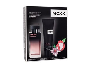 Dovanų rinkinys Mexx Black moterims: tualetinis vanduo EDT, 30 ml + dušo želė, 50 ml kaina ir informacija | Mexx Kvepalai, kosmetika | pigu.lt