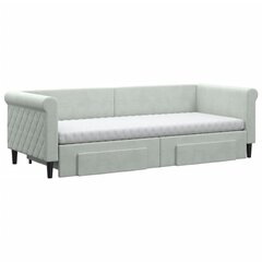 Sofa-lova vidaXL, 80x200 cm, pilka kaina ir informacija | Lovos | pigu.lt