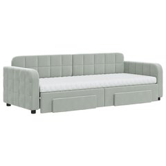 Sofa-lova vidaXL, 80x200 cm, pilka kaina ir informacija | Lovos | pigu.lt