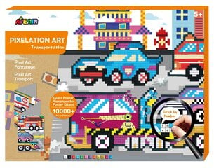 Rinkinys Pikselių menas: transporto priemonės Avenir цена и информация | Развивающие игрушки | pigu.lt