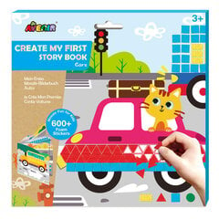 Kūrybinis rinkinys Avenir Mano pirmoji istorijų knygelė Automobiliai цена и информация | Развивающие игрушки | pigu.lt
