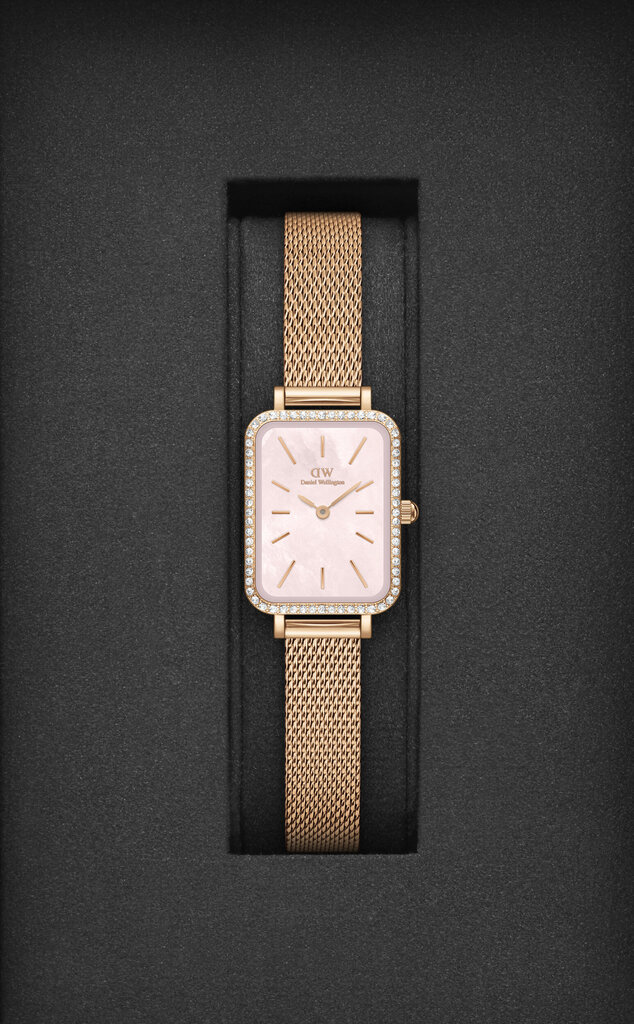 Moteriškas laikrodis Daniel Wellington Quadro Lumine цена и информация | Moteriški laikrodžiai | pigu.lt