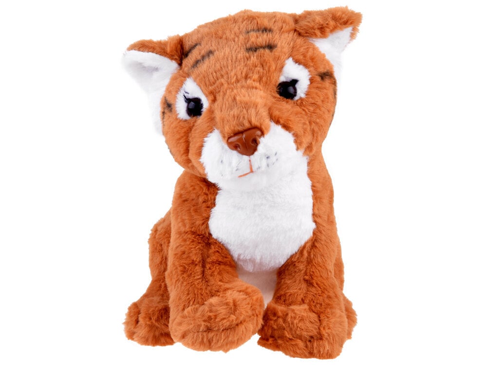 Pliušinis žaislas Tigras rudas, 30 cm kaina ir informacija | Minkšti (pliušiniai) žaislai | pigu.lt