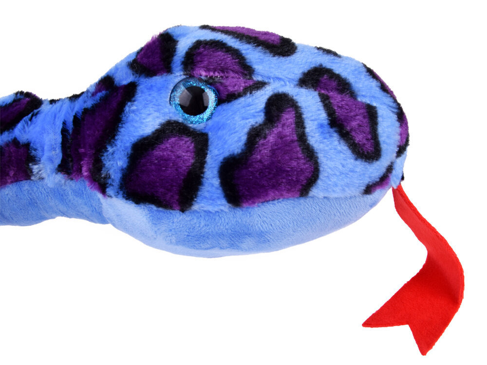 Pliušinis žaislas gyvatė, mėlyna, 160 cm kaina ir informacija | Minkšti (pliušiniai) žaislai | pigu.lt