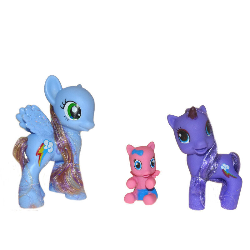 Žaislinių ponių rinkinys su priedais kaina ir informacija | Žaislai mergaitėms | pigu.lt