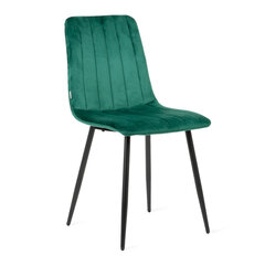 ГОЛИК бархатный стул, зеленый, 44x57x88 см цена и информация | Стулья для кухни и столовой | pigu.lt