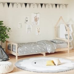 Vaikiškos lovos rėmas vidaXL, rudas цена и информация | Детские кровати | pigu.lt