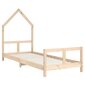 Vaikiškos lovos rėmas vidaXL, rudas kaina ir informacija | Vaikiškos lovos | pigu.lt