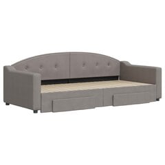 Sofa-lova vidaXL, 90x200 cm, pilka kaina ir informacija | Lovos | pigu.lt