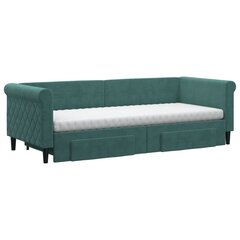 Sofa-lova vidaXL, 80x200 cm, žalia kaina ir informacija | Lovos | pigu.lt