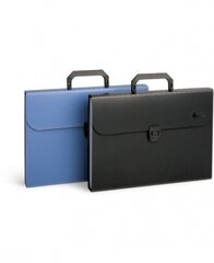 Aplankas-portfelis, kartoteka Forpus A4, juodas kaina ir informacija | Kanceliarinės prekės | pigu.lt