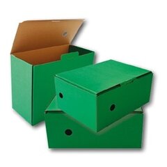 Archyvinė dėžė SMLT 150x350x250mm, žalia kaina ir informacija | Kanceliarinės prekės | pigu.lt