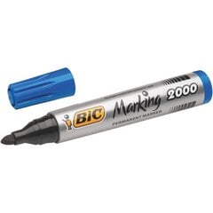 Permanentiniai žymekliai Bic Eco 2000 2-5 mm, mėlynas, 1 vnt. 000064 цена и информация | Канцелярские товары | pigu.lt