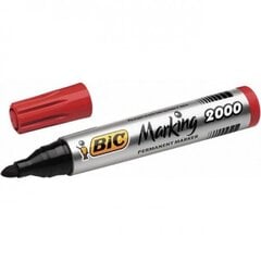 Permanentiniai žymekliai Bic Eco 2000 2-5 mm, raudonas, 1 vnt. 000033 цена и информация | Канцелярские товары | pigu.lt