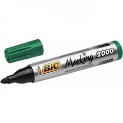 Permanentiniai žymekliai Bic Eco 2000 2-5 mm, žalias, pakuotėje 12 vnt. 000026 цена и информация | Канцелярские товары | pigu.lt