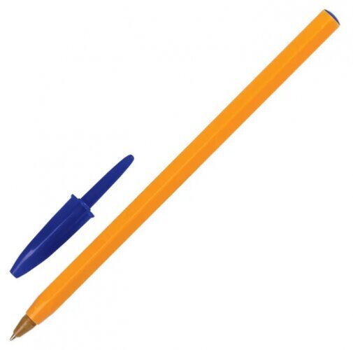 Tušinukas Bic Orange Fine, 0.8 mm, mėlynas, 20 vnt. цена и информация | Rašymo priemonės | pigu.lt