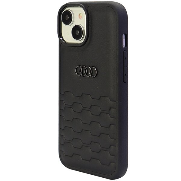 Audi GT Synthetic Leather Case AU-TPUPCIP15M-GT|D2-BK kaina ir informacija | Telefono dėklai | pigu.lt