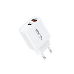 Remax RP-U120 20W USB-C + USB kaina ir informacija | Krovikliai telefonams | pigu.lt