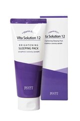 Осветляющая пенка для лица Jigott Vita Solution 12 Brightening Foam Cleansing 180 ml цена и информация | Средства для очищения лица | pigu.lt