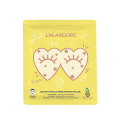 Šviesinanti lakštinė paakių kaukė LalaRecipe Heart Goggle Brightening Mask, 7 g kaina ir informacija | Veido kaukės, paakių kaukės | pigu.lt