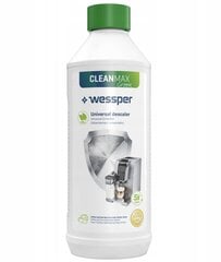 Wessper CLEANMAX Универсальное средство от накипи для кофемашин, 500 мл цена и информация | Аксессуары для кофейных аппаратов | pigu.lt