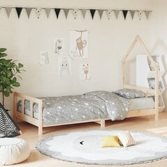 Vaikiškos lovos rėmas vidaXL, rudas цена и информация | Детские кровати | pigu.lt