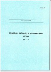 Расчетная книга для текущих счетов 292, А4 (48) 0720-060 цена и информация | Канцелярские товары | pigu.lt