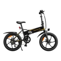 Elektrinis dviratis Ado A20+, juodas kaina ir informacija | Elektriniai dviračiai | pigu.lt