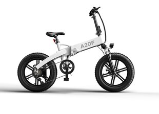 Elektrinis dviratis Ado A20F+, baltas kaina ir informacija | Elektriniai dviračiai | pigu.lt