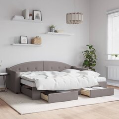 Sofa-lova vidaXL, 80x200 cm, pilka kaina ir informacija | Lovos | pigu.lt