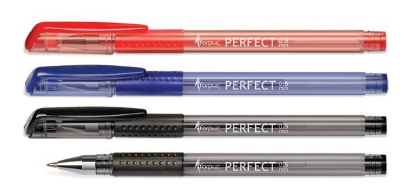 Gelinis rašiklis Forpus Perfect 1210-003, 0.5 mm, juodas kaina ir informacija | Rašymo priemonės | pigu.lt